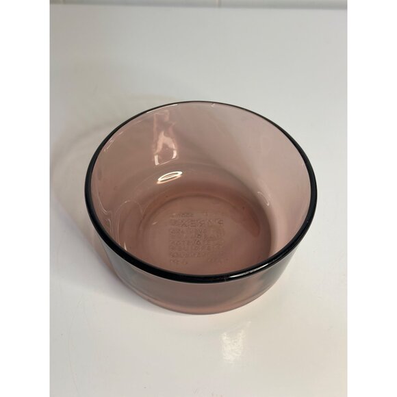 VTG Pyrex Corningware A-31 Glass Mixing Bowl 500 ML Cranberry 2.25"x4.75" - Picture 2 of 7